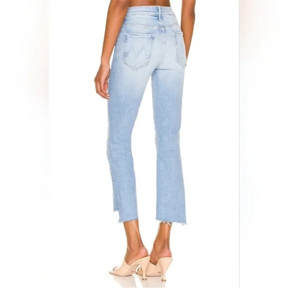 Mother Denim The Insider Crop Step Fray Jean in Limited Edition